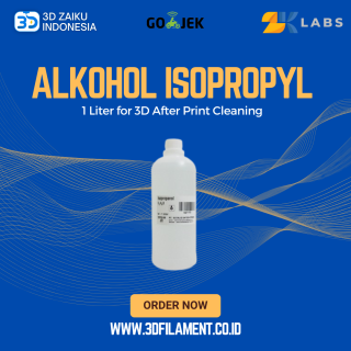 ZKLabs Alkohol Isopropyl 1 Liter for 3D Print After Print Cleaning